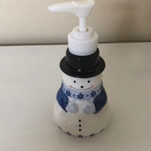 ⛄️ Ceramic snowman pump